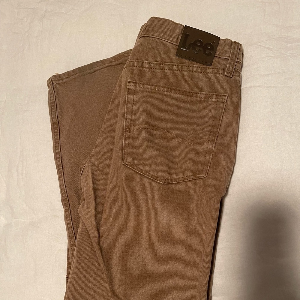 Mens Lee Khaki Jeans